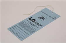 Tiger Woods Signed 1992 Nissan Open Full Debut Ticket w/Time Period JSA 10 Signature & '16yrs'