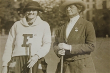 Youngest & Oldest Maureen Orcutt 1923 Wire Photo