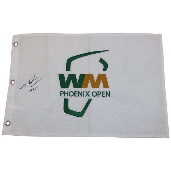 Champion Thomas Detry Signed 2025 Phoenix Open Flag JSA ALOA