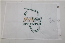 Champion Thomas Detry Signed 2025 Phoenix Open Flag JSA ALOA