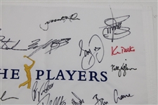 Twenty Four(24) Signed 2013 Players Championship Flag JSA ALOA