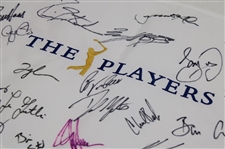 Twenty Four(24) Signed 2013 Players Championship Flag JSA ALOA