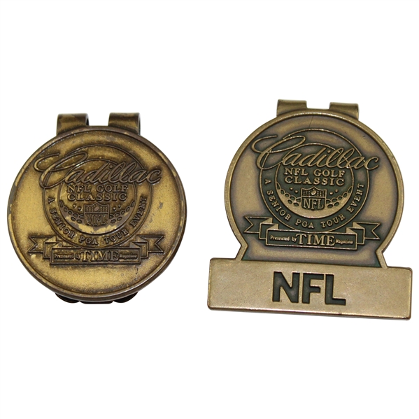Two (2) Cadillac NFL Golf Classic Money Clips