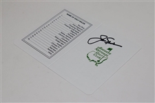 Jack Nicklaus Signed Augusta National Golf Club Scorecard JSA ALOA