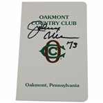 Johnny Miller Signed Oakmont Scorecard w/73 JSA ALOA