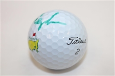 Fred Couples Signed Masters Logo Golf Ball & Api Scorecard JSA ALOA