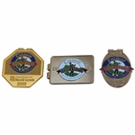 Three (3) Pebble Beach Money Clips