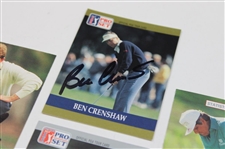 Archer, Crenshaw, Price & Trevino Signed Pro Set Cards JSA ALOA