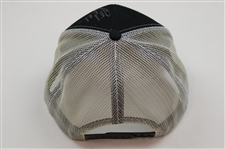 Mickeslon, Koepka, Bryson, DJ & others Signed Pape Machinery Logo Trucker Hat JSA ALOA
