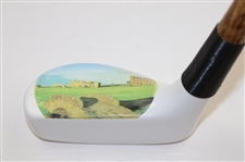 The Old Course at St. Andrews Hickory Shaft Ivory Putter w/Headcover