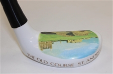 The Old Course at St. Andrews Hickory Shaft Ivory Putter w/Headcover