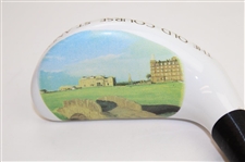 The Old Course at St. Andrews Hickory Shaft Ivory Putter w/Headcover