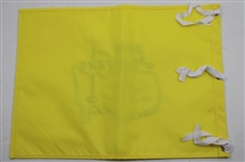 Nick Faldo Signed 2016 Masters Embroidered Flag w/Years Won JSA ALOA