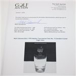 Mark Calcavecchia's 1995 Masters Tournament Hole No. 15 Steuben Crystal Eagle Glass