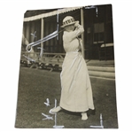 1918 Mrs. Hubert Law Female Golf Sensation Wins in California Early Photo