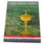 1963 Ryder Cup Golf Matches at East Lake Country Club Official Program