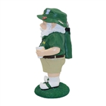 2019 Masters Tournament Ltd Ed Green & White Golfer Gnome in Original Box