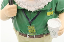 2019 Masters Tournament Ltd Ed Green & White Golfer Gnome in Original Box