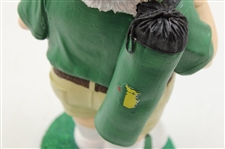 2019 Masters Tournament Ltd Ed Green & White Golfer Gnome in Original Box