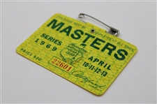 1969 Masters Tournament SERIES Badge #22601 - George Archer Winner