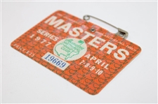1977 Masters Tournament SERIES Badge #19669 - Tom Watson Winner