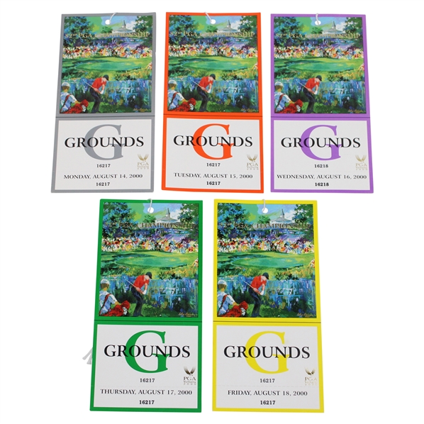 2000 PGA Championship at Valhalla Mon-Fri Ticket Set
