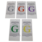2000 PGA Championship at Valhalla Mon-Fri Ticket Set