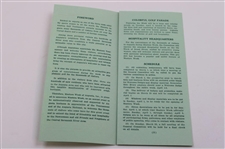 1962 Masters Week Information Pamphlet by Masters Week of Augusta, Inc.