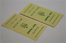 1962 & 1963 Masters Tournament Information Pamphlets - Palmer & Nicklaus Wins