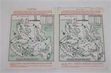 Nine (9) Various Masters Tournament Pairing Sheets - 1962, 1964, 1966 Saturday & 1969