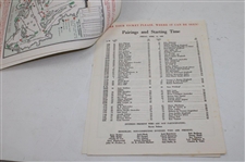 Nine (9) Various Masters Tournament Pairing Sheets - 1962, 1964, 1966 Saturday & 1969