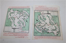 Twenty Three (23) Masters Tournament Pairing Sheets, Par 3, Computer Analysis Sheets & Parking Passes