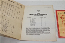 Twenty Three (23) Masters Tournament Pairing Sheets, Par 3, Computer Analysis Sheets & Parking Passes