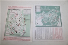 Fourteen (14) Various Masters Pairing Sheets from Tiger Woods Wins - 1997, 2001, 2002, 2005 & 2019