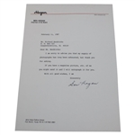 Ben Hogan Signed 1987 Typed Letter Response Regarding Autograph Request PSA/DNA