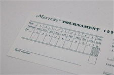 1997 Masters Tournament Official Scorecard - Tiger Woods' First Master Win