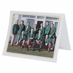 2001 Masters Champions Club Dinner Menu as Chosen by 2000 Winner Vijay Singh