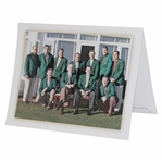 2002 Masters Champions Club Dinner Menu as Chosen by 2001 Winner Tiger Woods