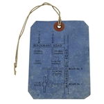 1955 Masters Tournament SERIES Badge #2834 with Original String - Middlecoff Winner