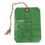1957 Masters Tournament SERIES Badge #5260 with Original String - Doug Ford Winner
