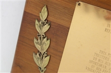 Jacky Cupit's 1963 Pine Tree Public Schools Achievement Award Plaque