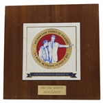 Jacky Cupits 1967 Golf Benefit Outstanding Service Award Plaque