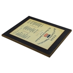 Jacky Cupit's 1960 Golf Coaches Association All America Golf Team Award Plaque - Jack Nicklaus 1st Team