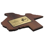 Jacky Cupit's 1983 Texas Hall Of Fame Award Plaque