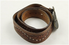 Jacky Cupit's Charley Pride Golf Fiesta Tournament Contestant Belt by Award Design Metals