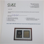 Jacky Cupit's 2005 PGA Northwest Texas Section Distinguished Service Award
