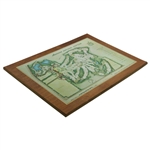 Jacky Cupit's 1968 Augusta National Course Map Plaque - Masters Player Gift