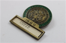 Jacky Cupit's 1969 US Open at Champions Golf Club Contestant Badge
