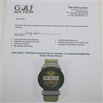 Jacky Cupit's 1964 PGA Championship at Columbus CC Contestant Badge/Clip - Bobby Nichols Winner