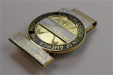 Jacky Cupit's 1970 PGA Championship at Southern Hills Contestant Badge/Clip - Dave Stockton Winner